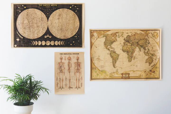 antique-posters-on-home-wall_720x